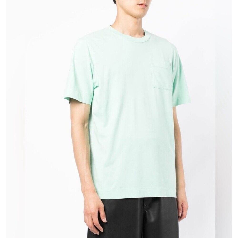 1017 ALYX 9SM Cotton Short-sleeve Chest pocket T-shirt Size M in Mint Green